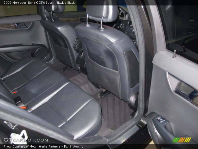 Black / Black 2009 Mercedes-Benz C 350 Sport