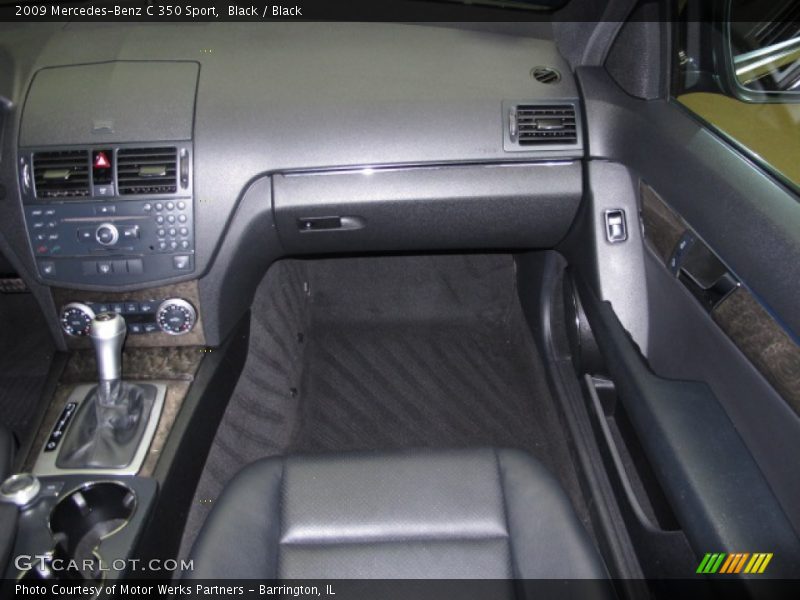 Black / Black 2009 Mercedes-Benz C 350 Sport