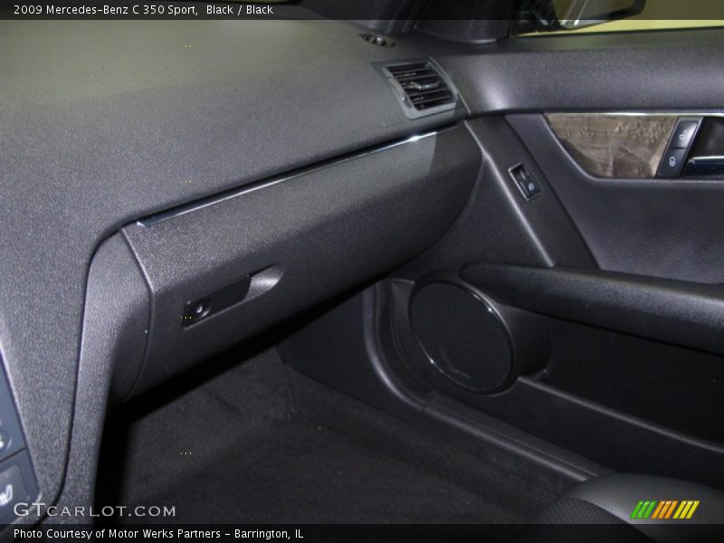 Black / Black 2009 Mercedes-Benz C 350 Sport