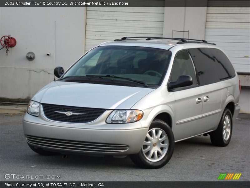 Bright Silver Metallic / Sandstone 2002 Chrysler Town & Country LX