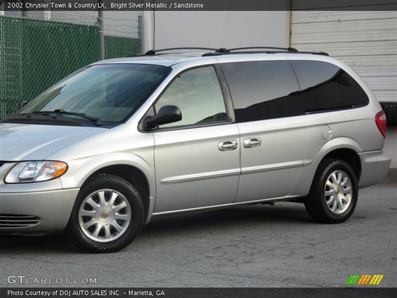 Bright Silver Metallic / Sandstone 2002 Chrysler Town & Country LX