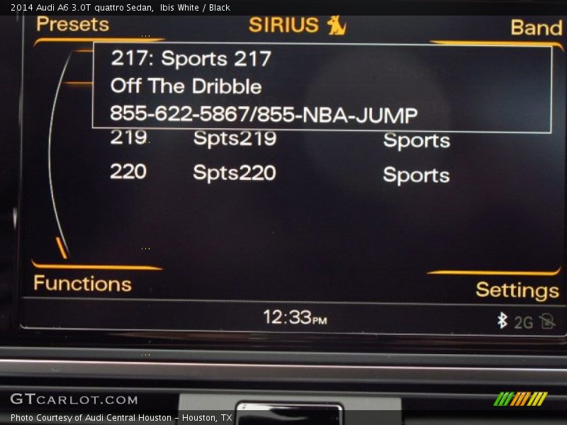 Ibis White / Black 2014 Audi A6 3.0T quattro Sedan