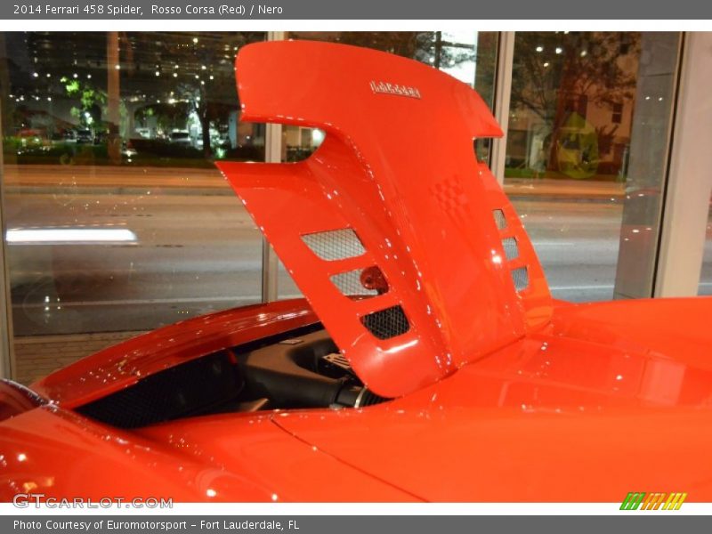 Rosso Corsa (Red) / Nero 2014 Ferrari 458 Spider