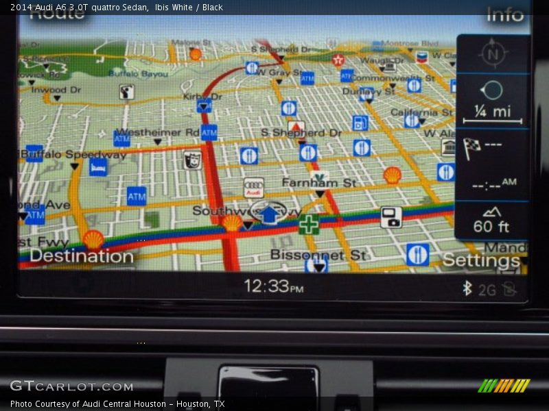 Navigation of 2014 A6 3.0T quattro Sedan
