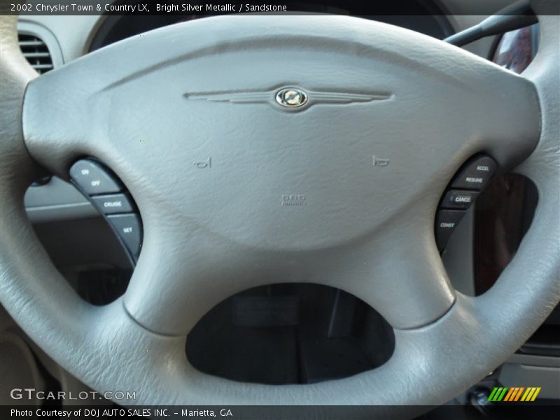 Bright Silver Metallic / Sandstone 2002 Chrysler Town & Country LX