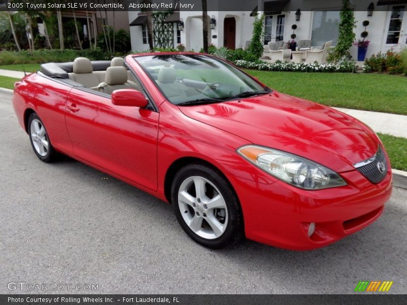 Front 3/4 View of 2005 Solara SLE V6 Convertible