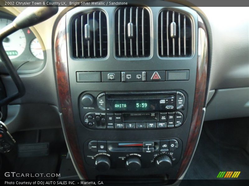 Bright Silver Metallic / Sandstone 2002 Chrysler Town & Country LX