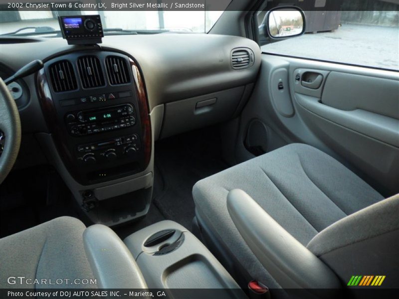 Bright Silver Metallic / Sandstone 2002 Chrysler Town & Country LX