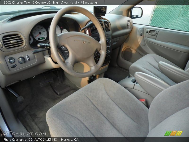 Bright Silver Metallic / Sandstone 2002 Chrysler Town & Country LX