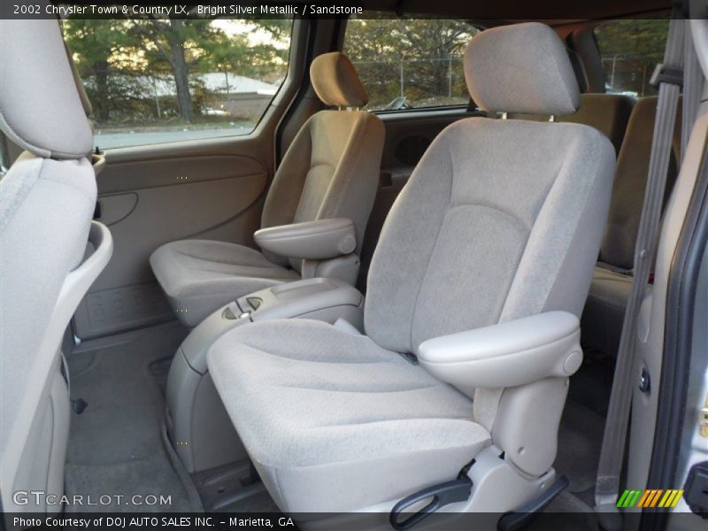 Bright Silver Metallic / Sandstone 2002 Chrysler Town & Country LX
