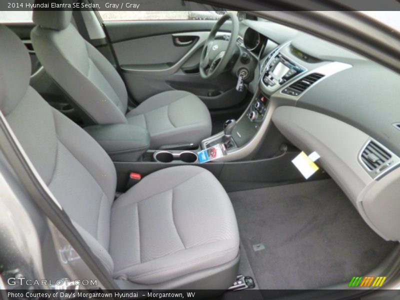 Gray / Gray 2014 Hyundai Elantra SE Sedan