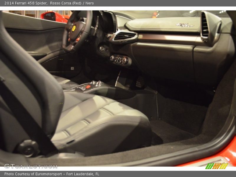 Rosso Corsa (Red) / Nero 2014 Ferrari 458 Spider