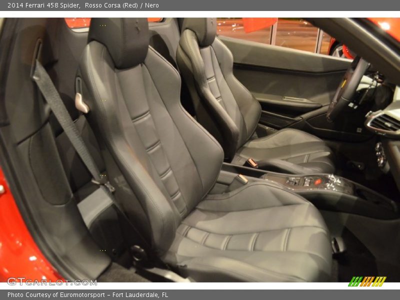 Rosso Corsa (Red) / Nero 2014 Ferrari 458 Spider