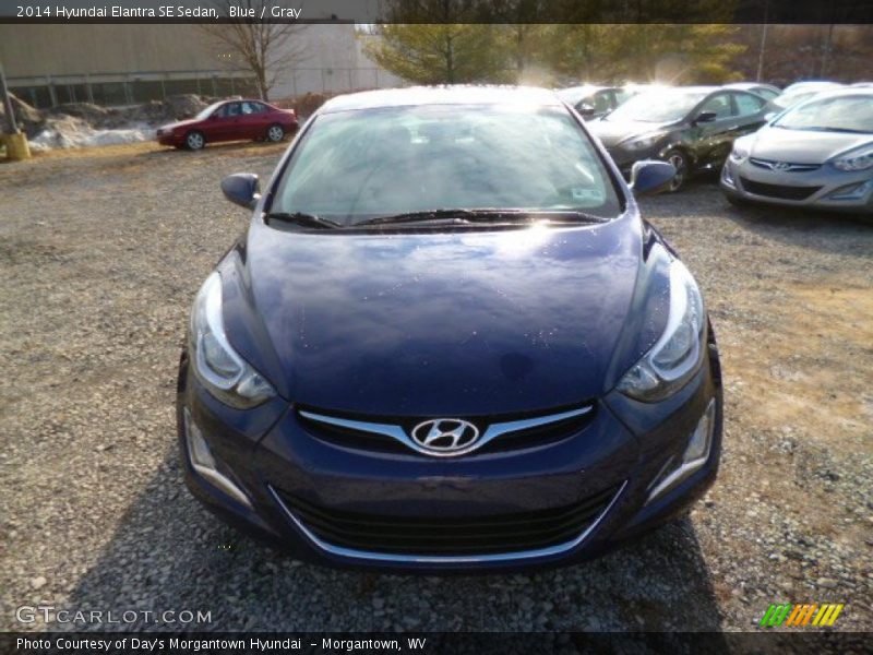 Blue / Gray 2014 Hyundai Elantra SE Sedan