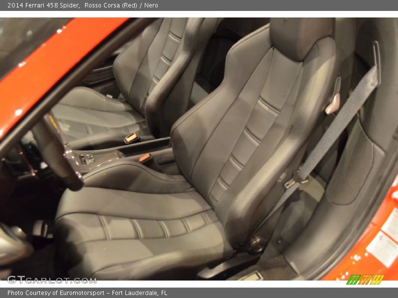 Rosso Corsa (Red) / Nero 2014 Ferrari 458 Spider