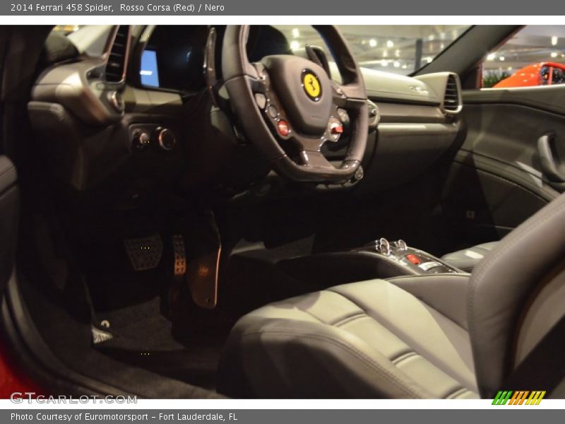 Rosso Corsa (Red) / Nero 2014 Ferrari 458 Spider