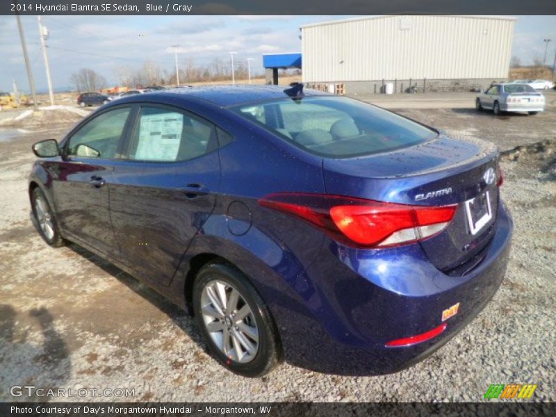 Blue / Gray 2014 Hyundai Elantra SE Sedan