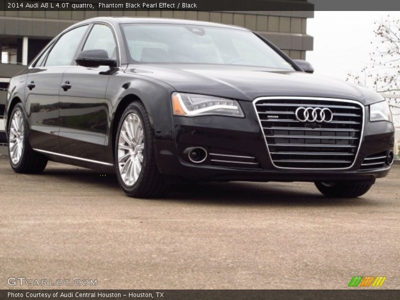 Phantom Black Pearl Effect / Black 2014 Audi A8 L 4.0T quattro