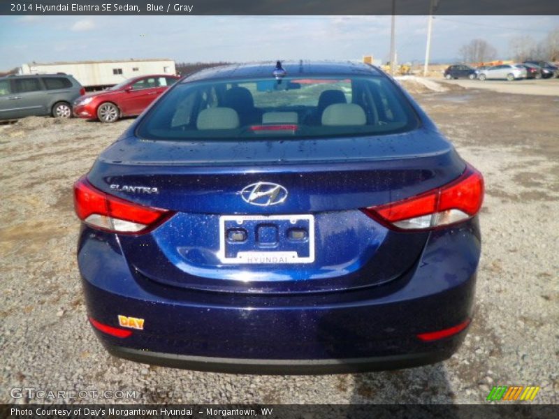 Blue / Gray 2014 Hyundai Elantra SE Sedan