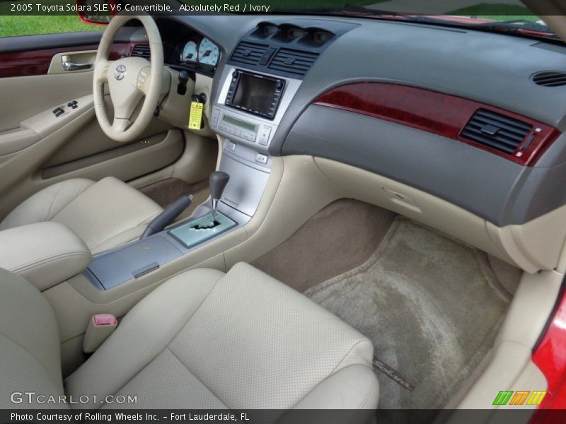 Dashboard of 2005 Solara SLE V6 Convertible