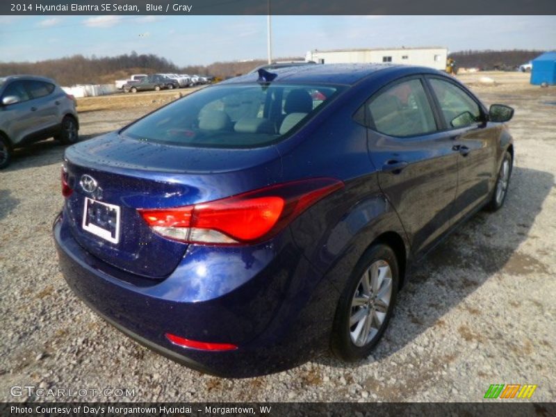 Blue / Gray 2014 Hyundai Elantra SE Sedan