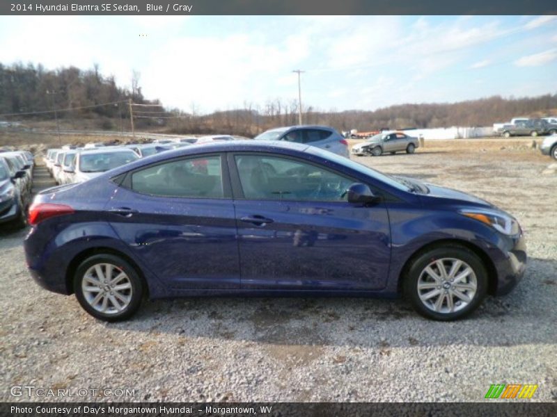 Blue / Gray 2014 Hyundai Elantra SE Sedan