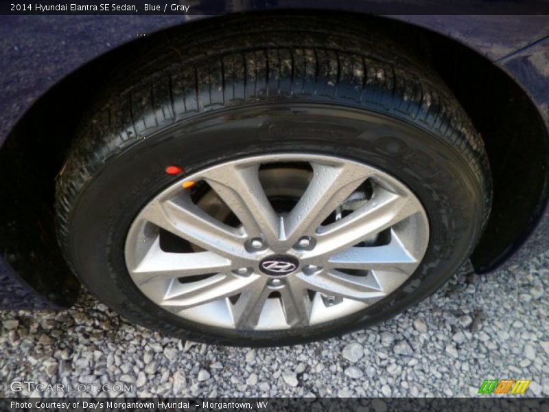 Blue / Gray 2014 Hyundai Elantra SE Sedan