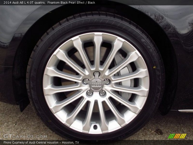 Phantom Black Pearl Effect / Black 2014 Audi A8 L 4.0T quattro