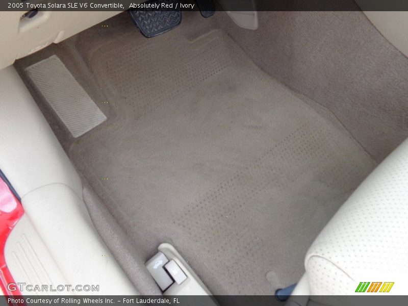 Absolutely Red / Ivory 2005 Toyota Solara SLE V6 Convertible
