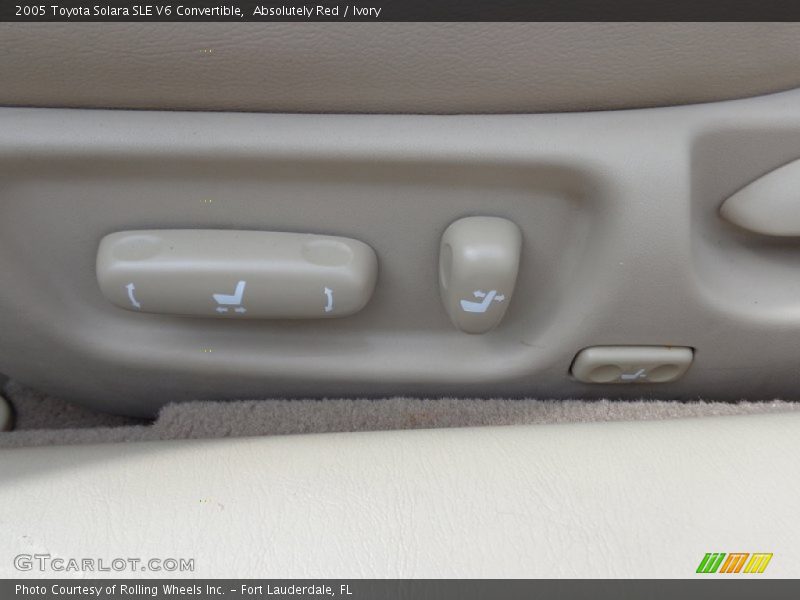 Absolutely Red / Ivory 2005 Toyota Solara SLE V6 Convertible