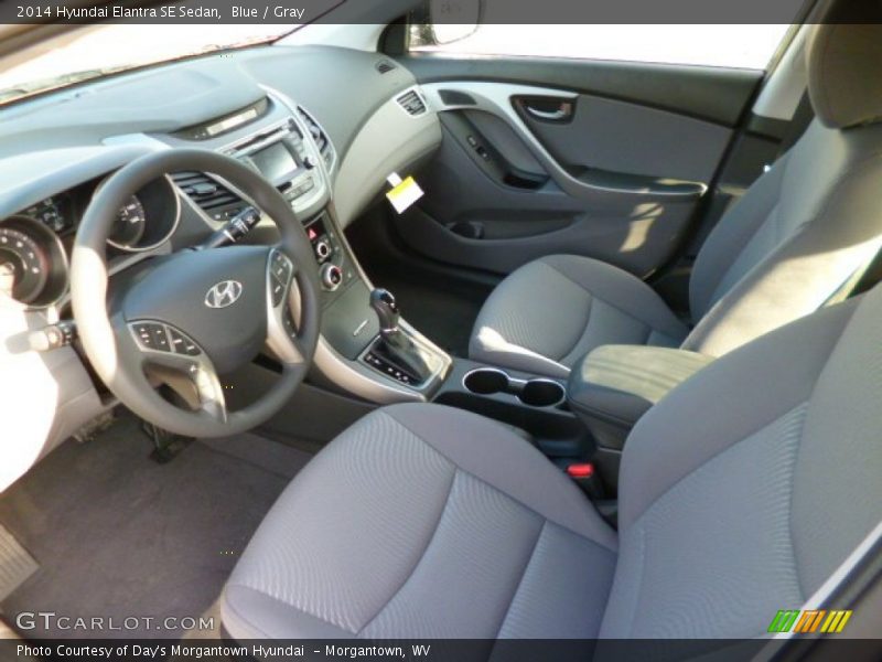 Blue / Gray 2014 Hyundai Elantra SE Sedan