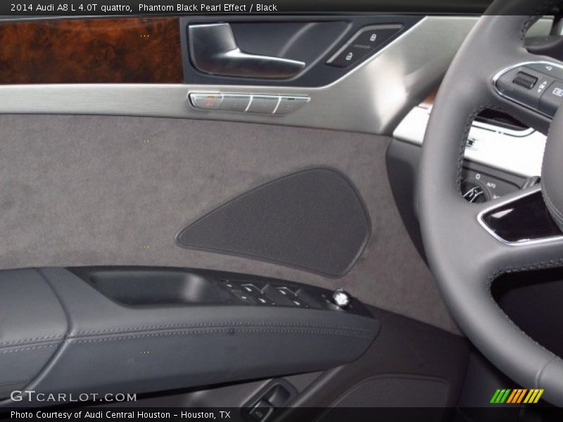Phantom Black Pearl Effect / Black 2014 Audi A8 L 4.0T quattro