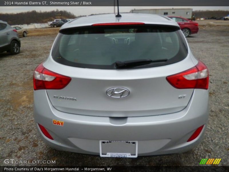 Shimmering Silver / Black 2014 Hyundai Elantra GT