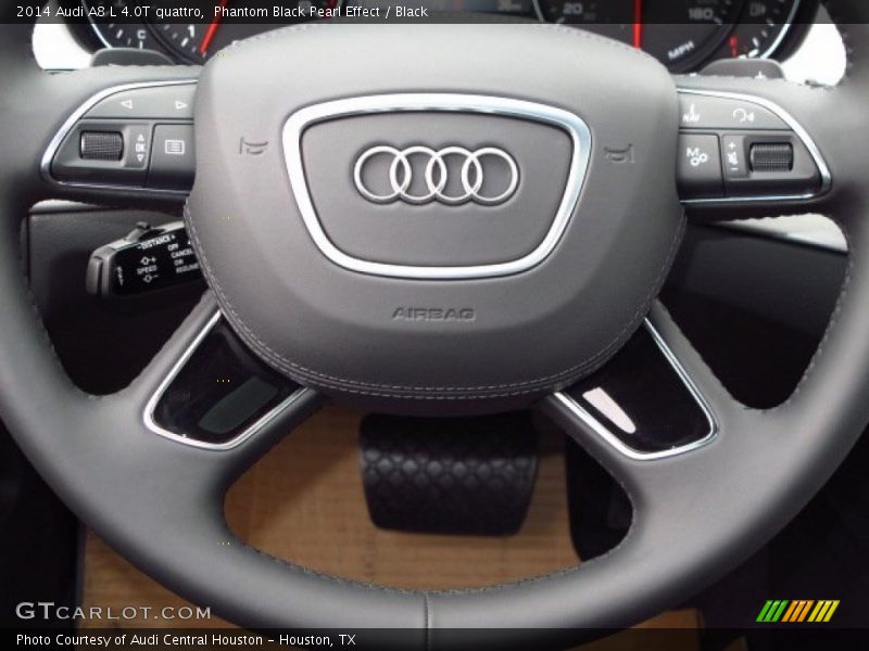 Phantom Black Pearl Effect / Black 2014 Audi A8 L 4.0T quattro