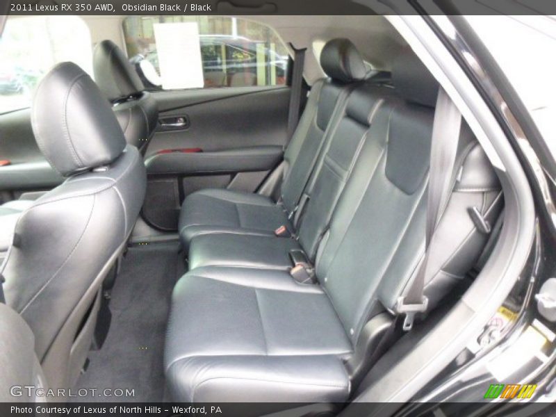Obsidian Black / Black 2011 Lexus RX 350 AWD
