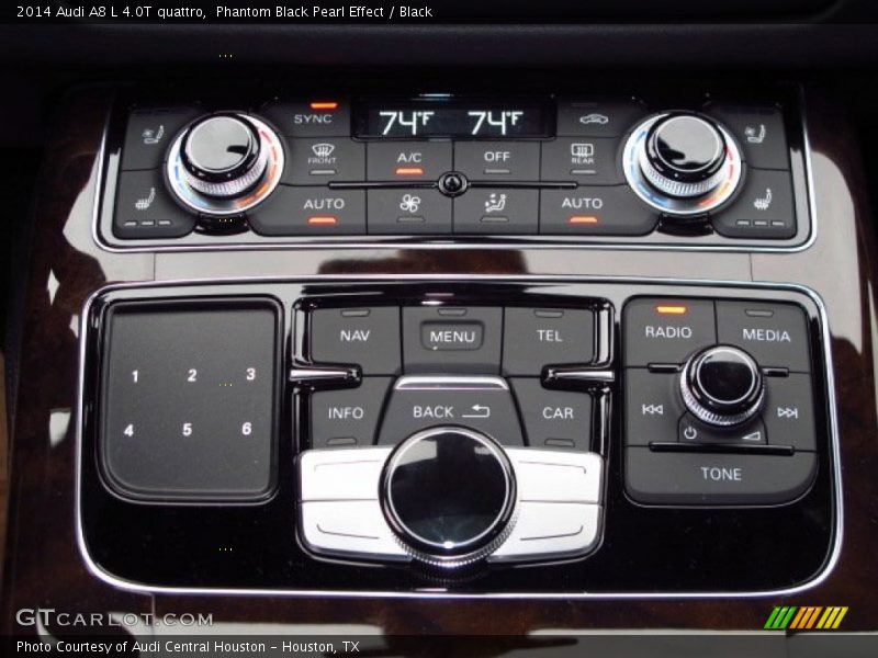 Phantom Black Pearl Effect / Black 2014 Audi A8 L 4.0T quattro