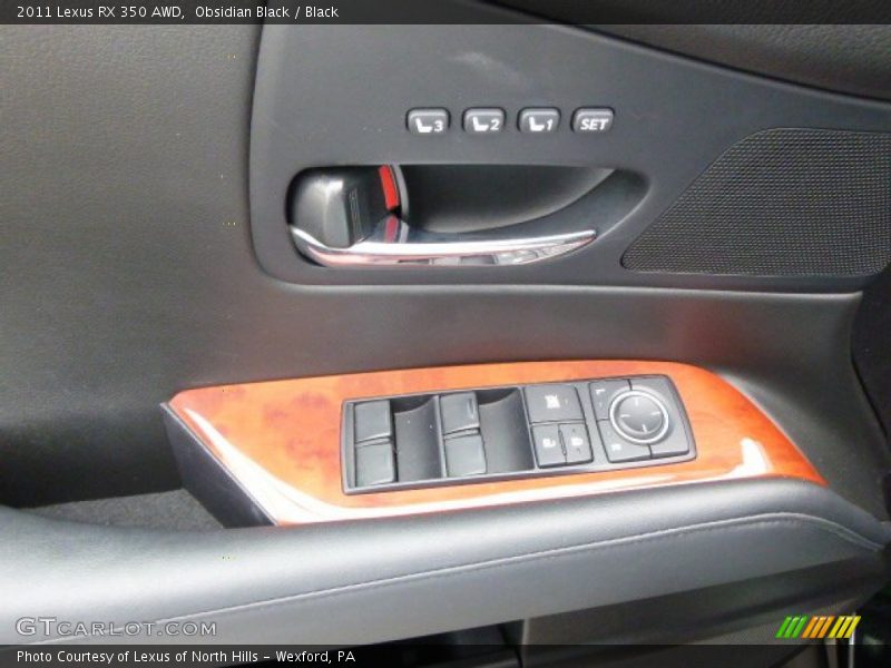 Obsidian Black / Black 2011 Lexus RX 350 AWD