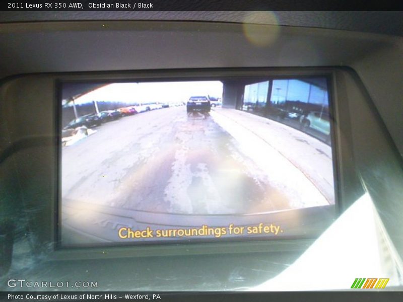 Obsidian Black / Black 2011 Lexus RX 350 AWD