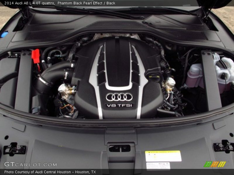 Phantom Black Pearl Effect / Black 2014 Audi A8 L 4.0T quattro