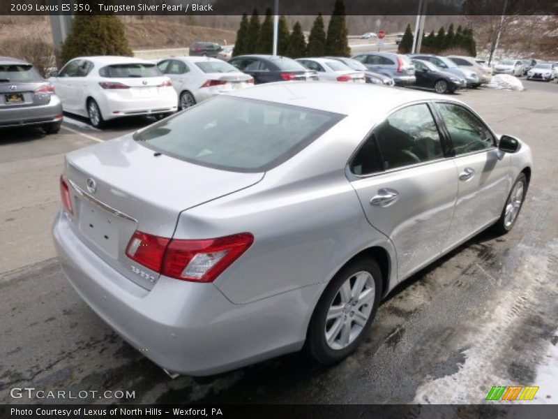 Tungsten Silver Pearl / Black 2009 Lexus ES 350