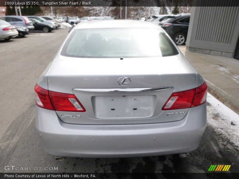 Tungsten Silver Pearl / Black 2009 Lexus ES 350