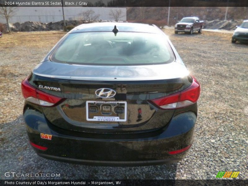 Black / Gray 2014 Hyundai Elantra SE Sedan