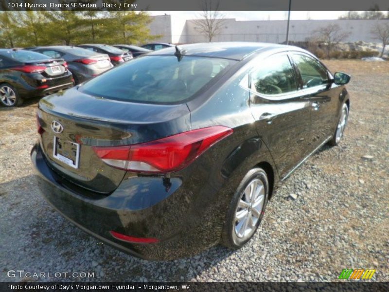 Black / Gray 2014 Hyundai Elantra SE Sedan