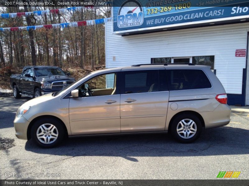 Desert Rock Metallic / Ivory 2007 Honda Odyssey EX-L