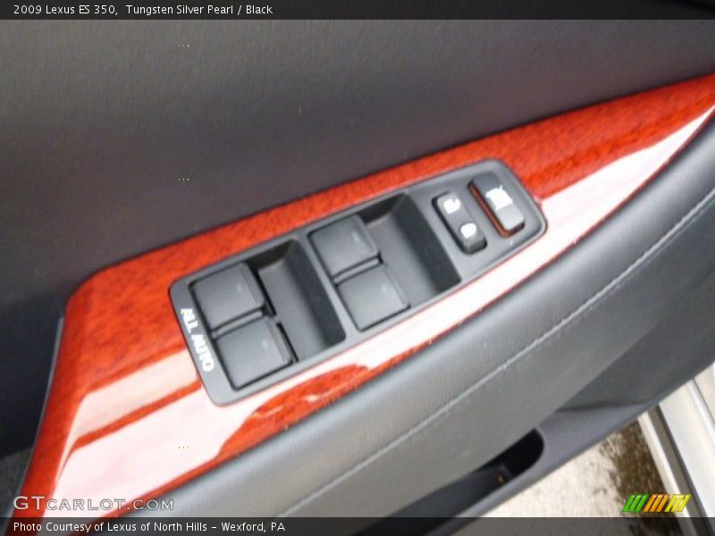 Tungsten Silver Pearl / Black 2009 Lexus ES 350