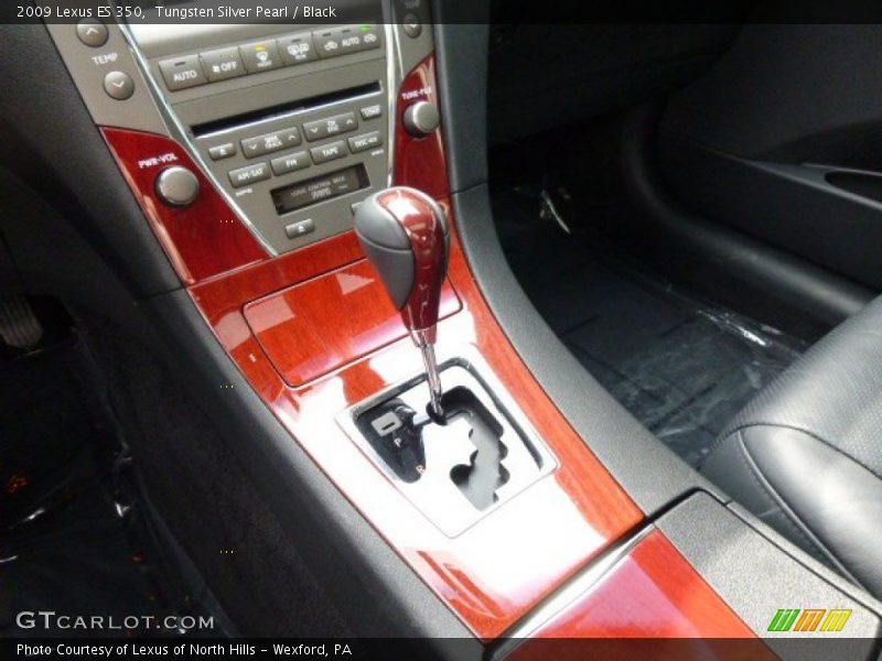 Tungsten Silver Pearl / Black 2009 Lexus ES 350