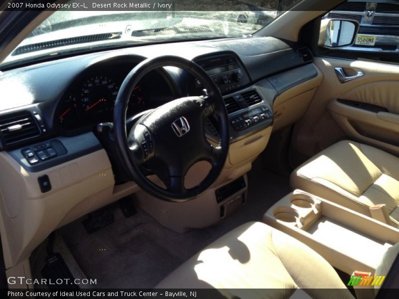 Desert Rock Metallic / Ivory 2007 Honda Odyssey EX-L