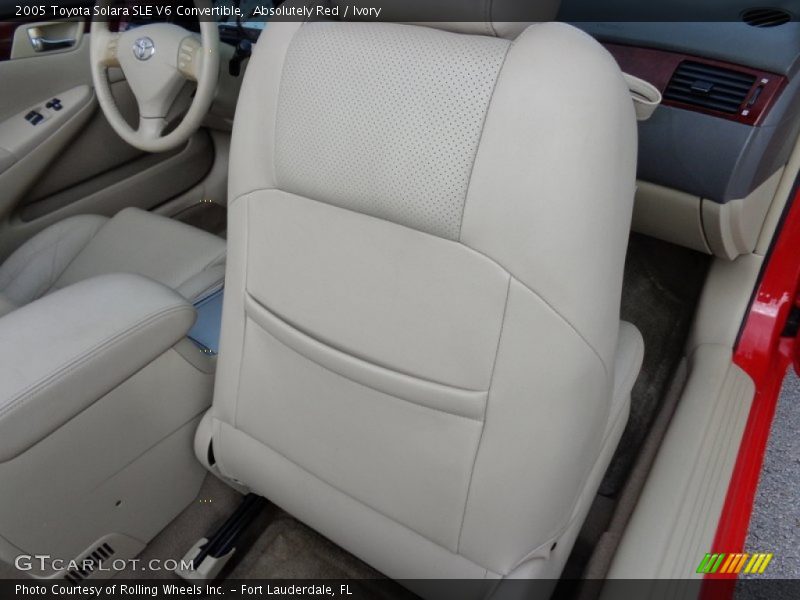 Absolutely Red / Ivory 2005 Toyota Solara SLE V6 Convertible