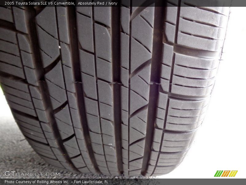 Absolutely Red / Ivory 2005 Toyota Solara SLE V6 Convertible