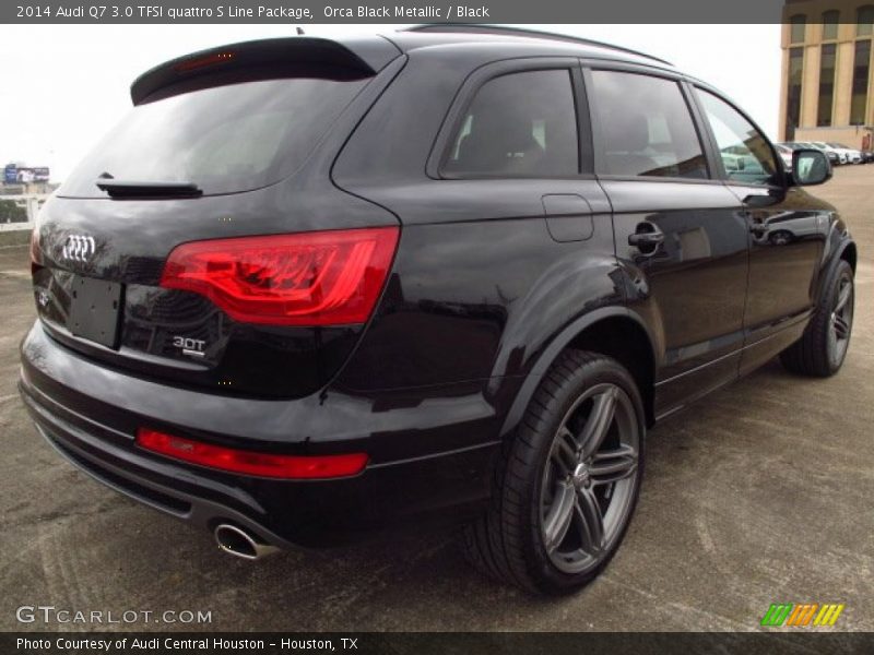Orca Black Metallic / Black 2014 Audi Q7 3.0 TFSI quattro S Line Package
